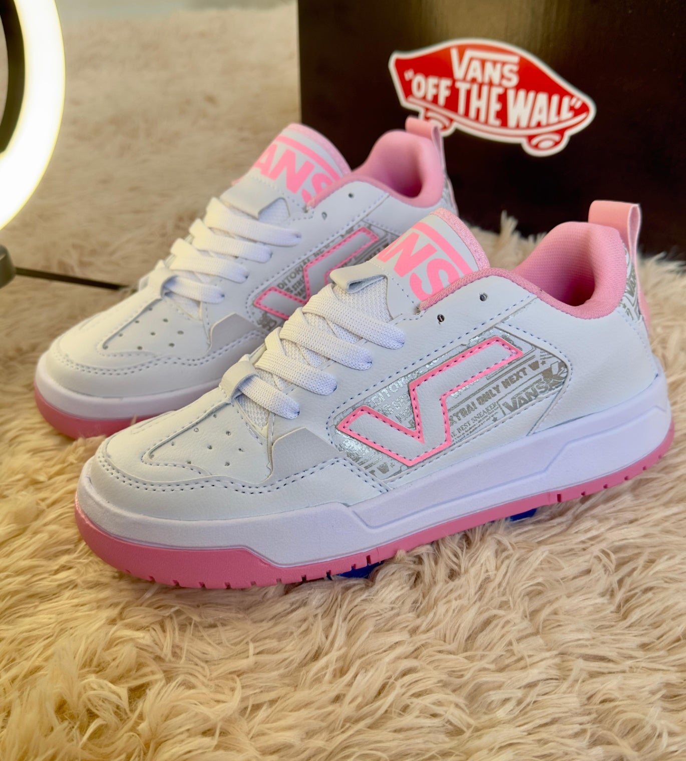 Vans UpLoad White Rosa