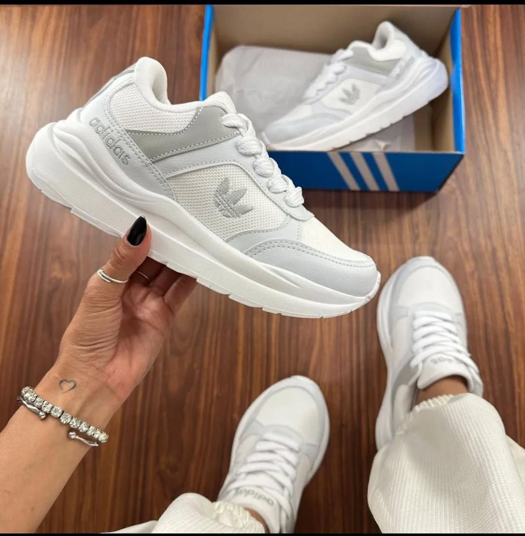 Adidas Triple White